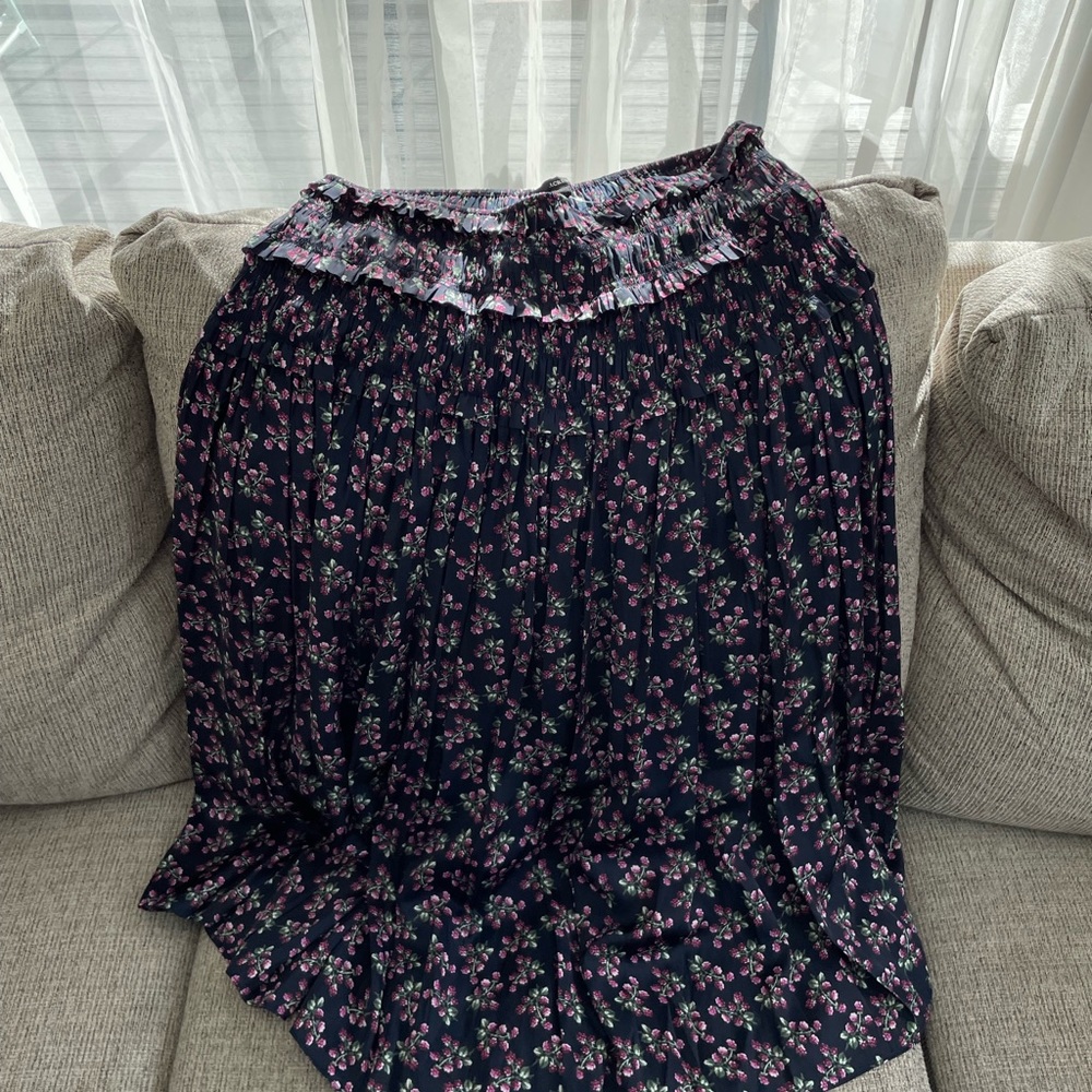JCrew Midi Floral Skirt